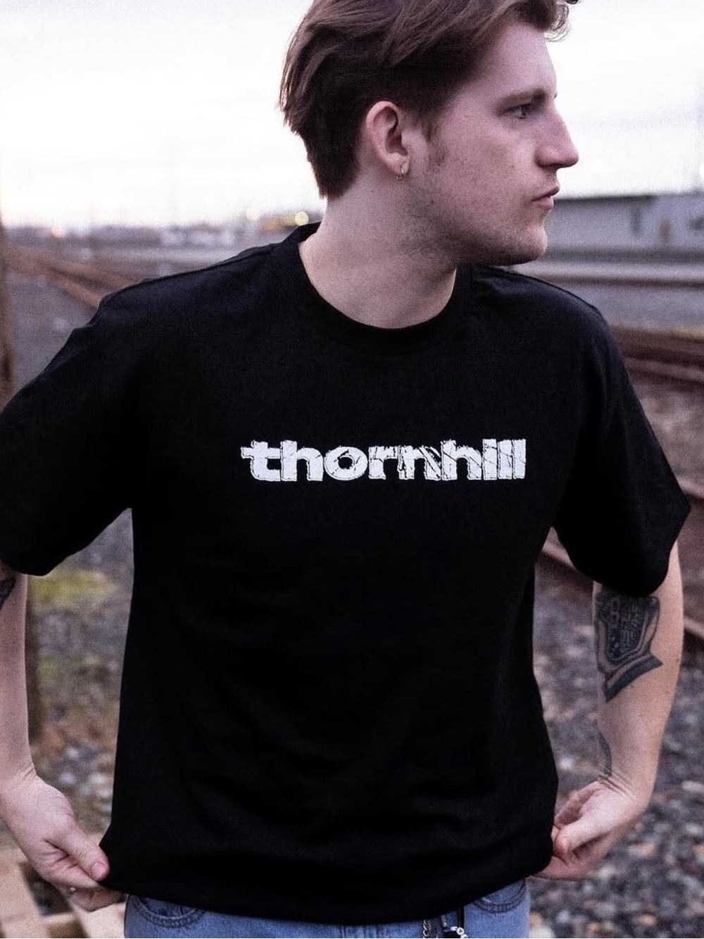 Thornhill Black Logo T-Shirt